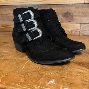New Black Ankle Boots Size 7